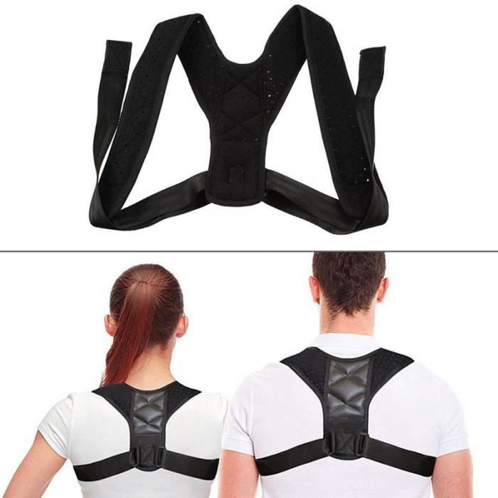 Ceinture de correction du soutien de l'épaule arrière ajustable avec correcteur de posture pour enfants adultes