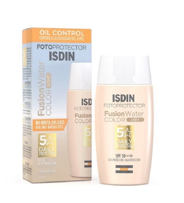 Photoprotection - ISDIN - Fusion Water Color Light - SPF50 - 50 ml - Texture ultra-légère