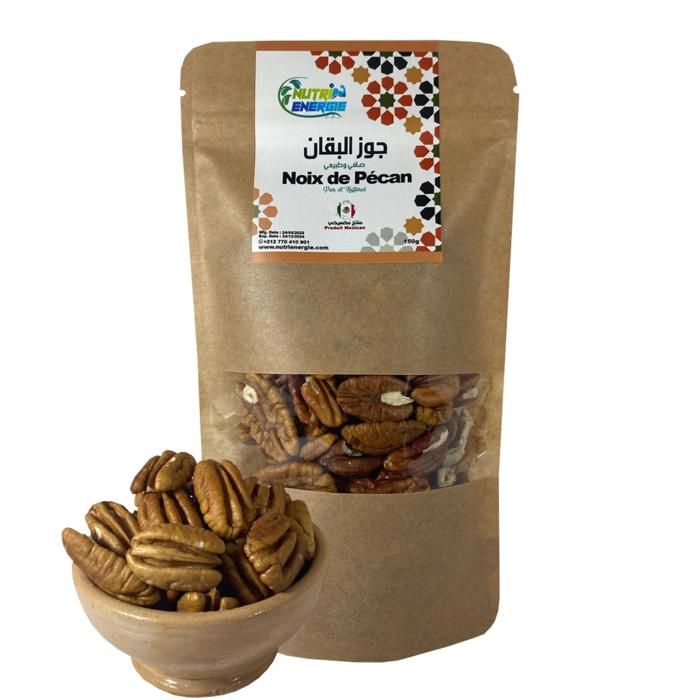 Noix de Pécan 100% Pure et Naturelle - 150g - NUTRIENERGIE