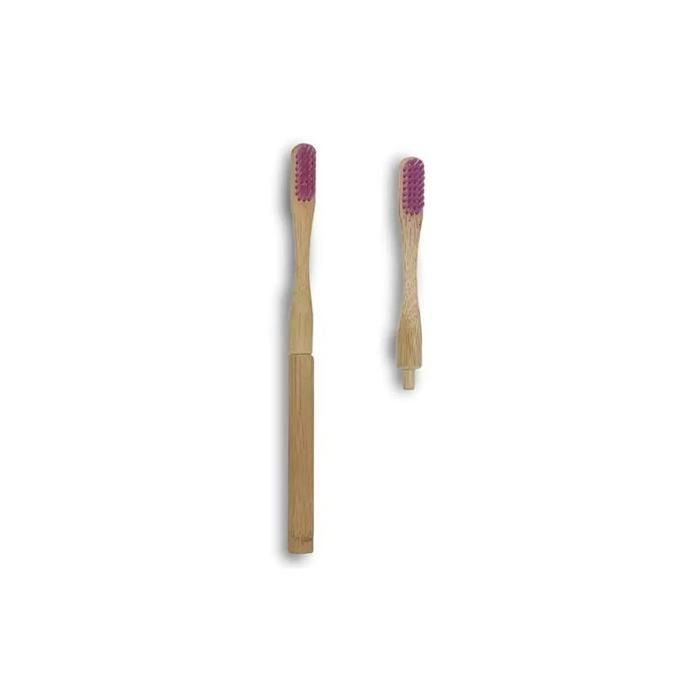 DENTI SMILE - BROSSE A DENTS 2 TETES MAUVE