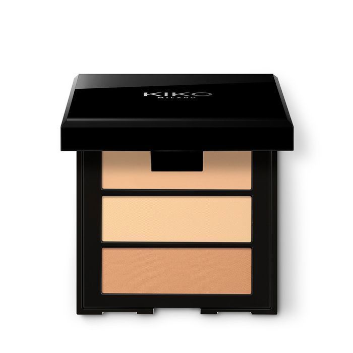 Palette de Visage - On The Go - 01 From Light To Medium - 3 Poudres - Miroir Intégré - Compacte