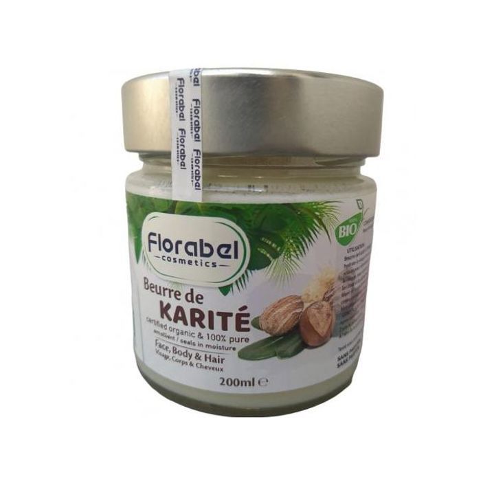 Biorena Beurre de karité BIO sans paraben sans parfum 200ml -