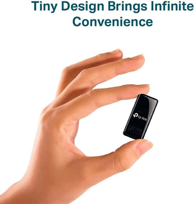 TP-Link Clé WiFi Puissante N300 Mbps, mini adaptateur USB wifi, dongle wifi, Bouton WPS compatible avec Windows & Mac