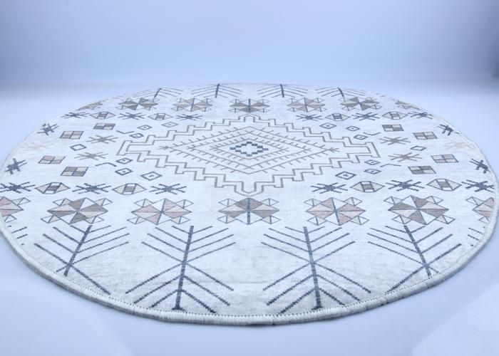 Tapis Chambre à Coucher Louka 120 Rond - Couleur aléatoire