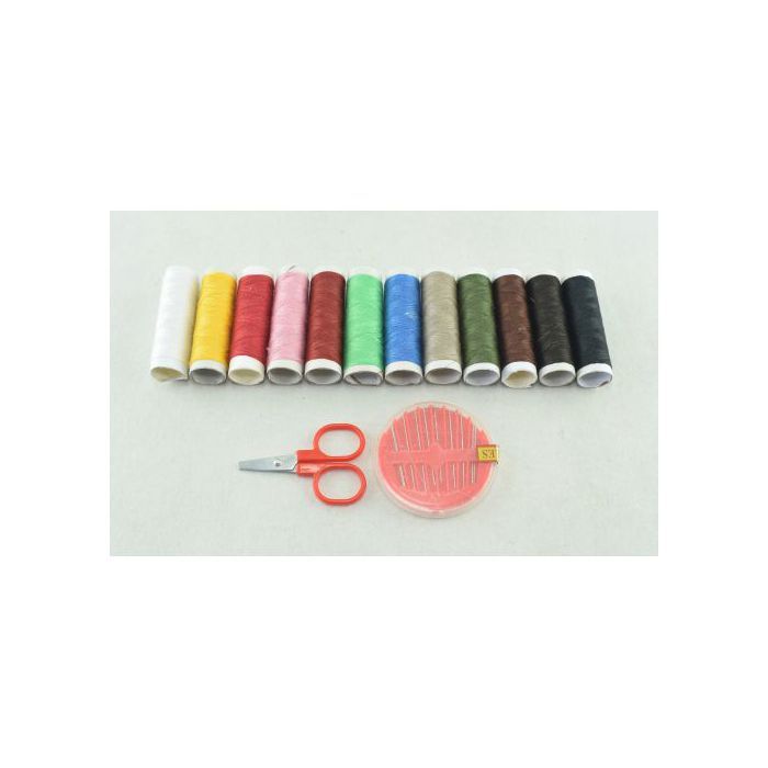 Kit de couture - Non spécifié - Pack 12 couleurs - Boîte d'aiguilles - Accessoires de voyage - Durable
