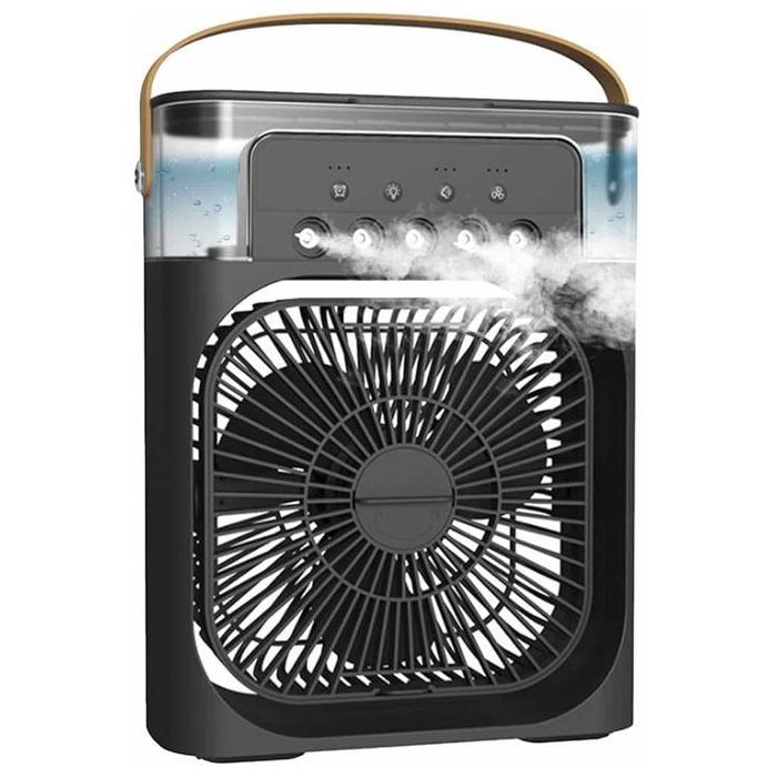 Humidificateur d'air portable 3 en 1, USB, ventilateur électrique, climatiseurs, Mini climatiseur avec led, couleur aléatoir