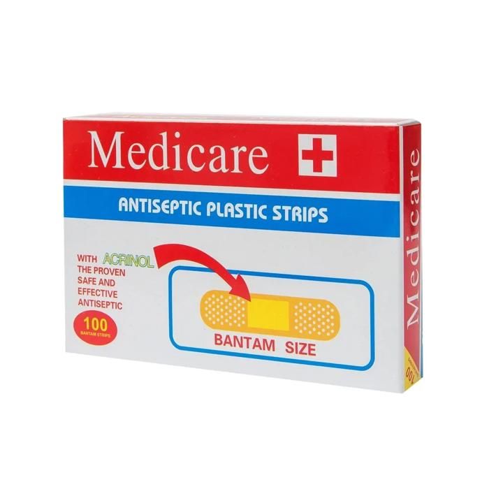 Pansement adhésif imperméable pour premiers soins, kit d'urgence, plâtre pour patchs de peau, 100 pièces par boîte