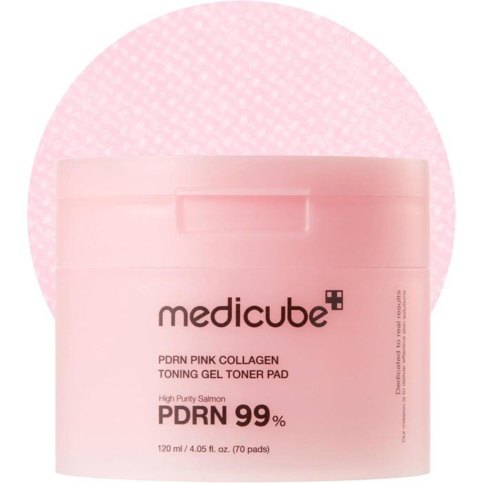 Medicube PDRN Pink Collagen Toning Gel Toner Pad - 70 pads
