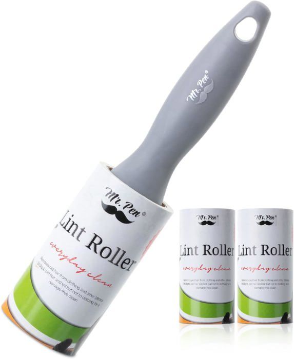 Dissolvant de peluches Extra collant pour vêtements, rouleau collant