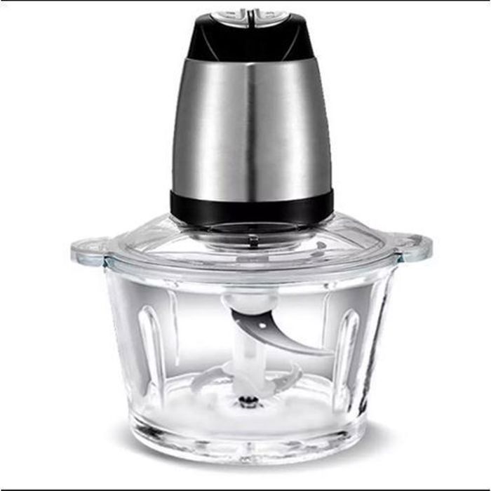 Hachoir Electrique robot hachoir mixeur professionnel 1.8L inox Germany - 2 Lames