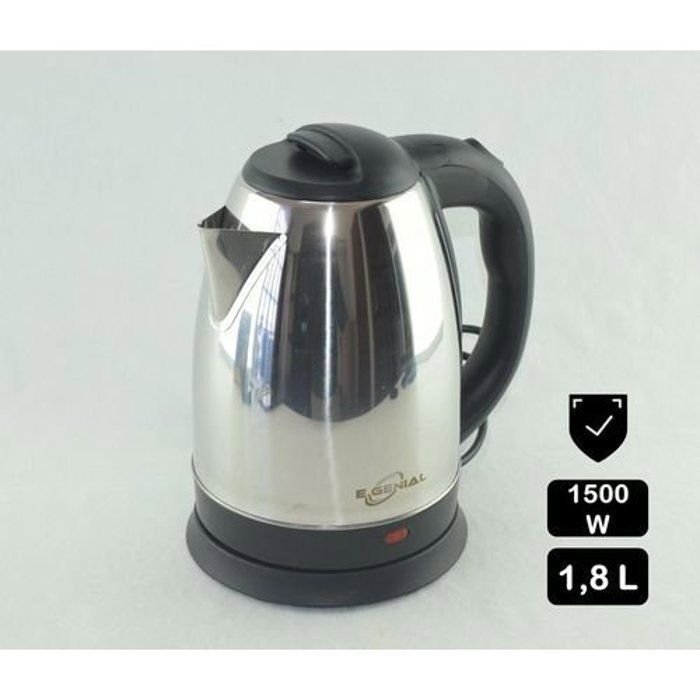 E.GENIAL bouilloire electrique 1,8 L - Inox