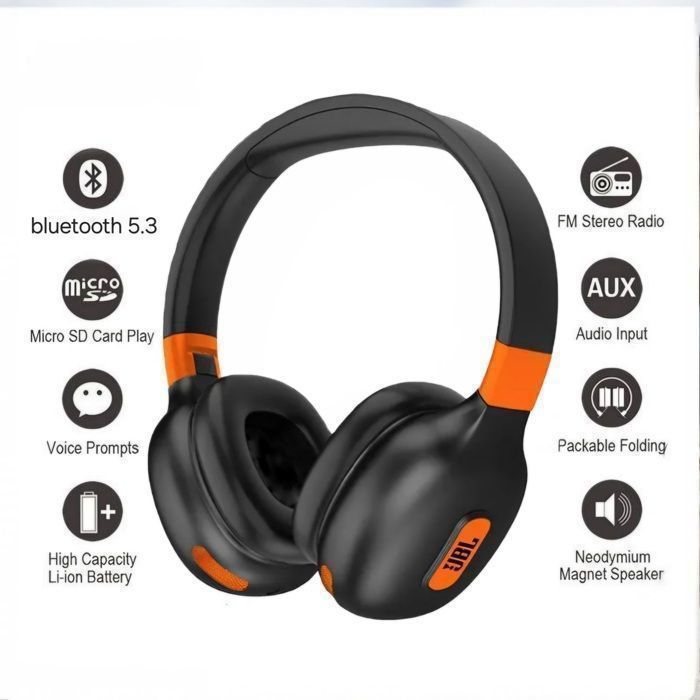 Casque Bluetooth Stéréo 5.3 - MARQUE - Musique et Sport - Autonomie 35h - Étanchéité IPX-1 - TWS