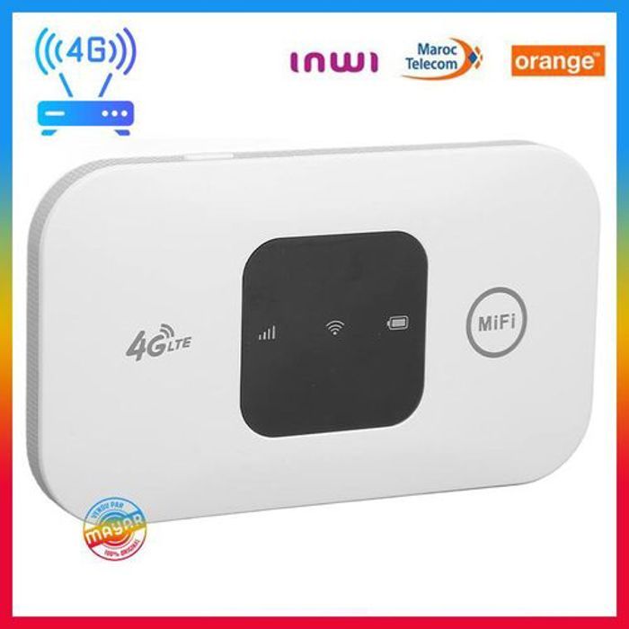 Modem routeur Mobile 4G LTE CAT6 WiFi 150Mbps sans fil portable avec emplacement carte SIM