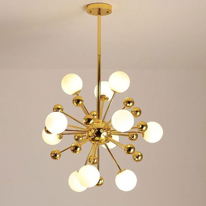 Suspension De Plafond Design Italien En Forme De Fleur Pissenlit 11 Têtes