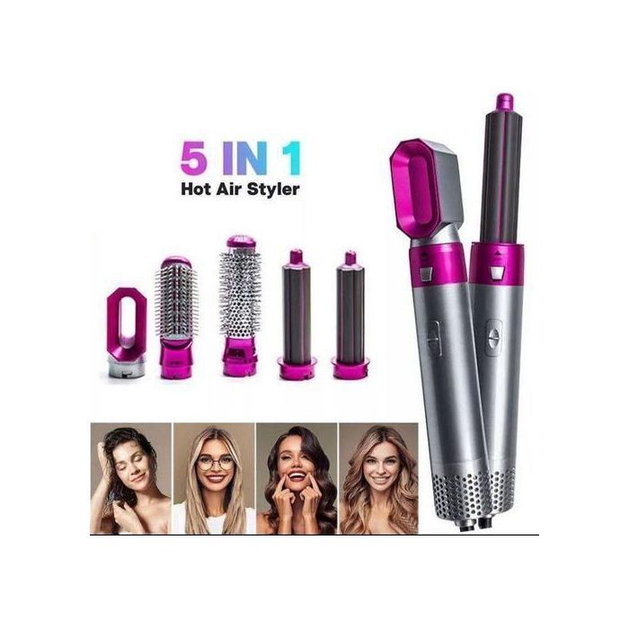 fers à friser Fer à Boucler Brosse sèche-cheveux électrique 5 en 1,