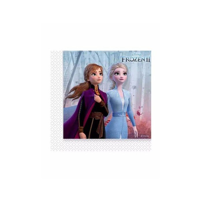 20 Serviettes en papier La Reine des Neiges 2 33 x 33 cm