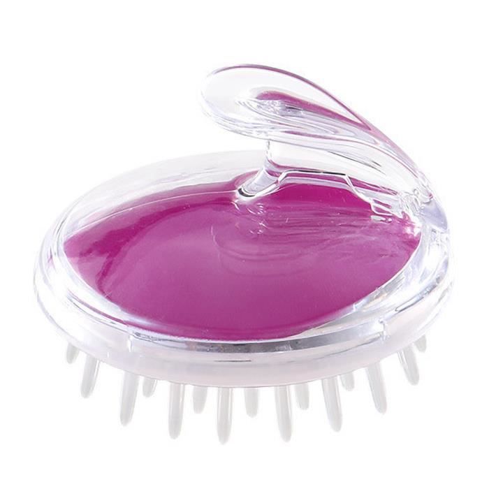 Brosse de shampoing - QIILU - Masseuse cuir chevelu - Douce - Hygiénique - Confortable