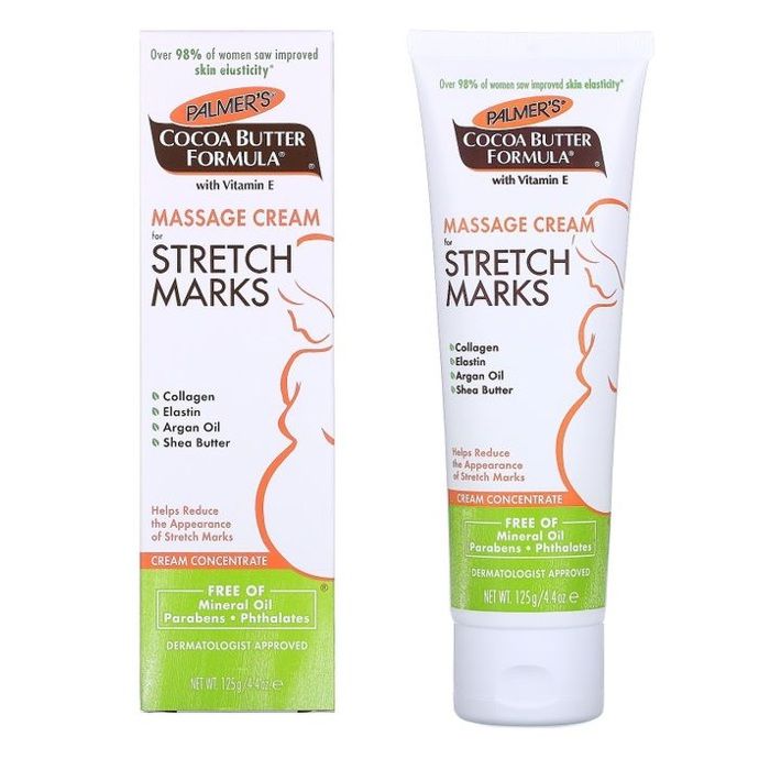 Crème de massage - Palmer'S - Formule au beurre de cacao - 125 g - Hypoallergénique - Anti-vergetures