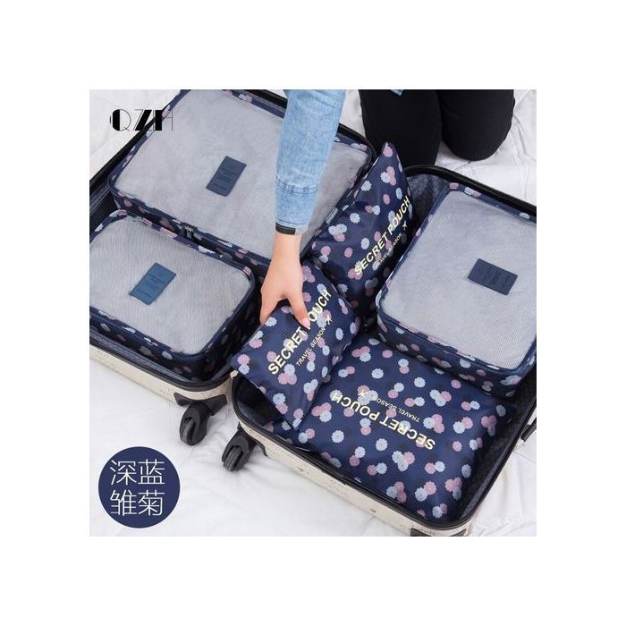 6Pcs Sac rangement de vêtements Voyage pour les valises
