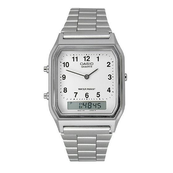 Montre - Casio - AW-48H-7B - Quartz - Analogique et Digitale - Homme - Blanc