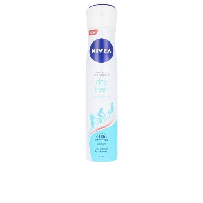 Déodorant - NIVEA - DRY CONFORT - 200ml - Sans alcool - Vaporisateur frais