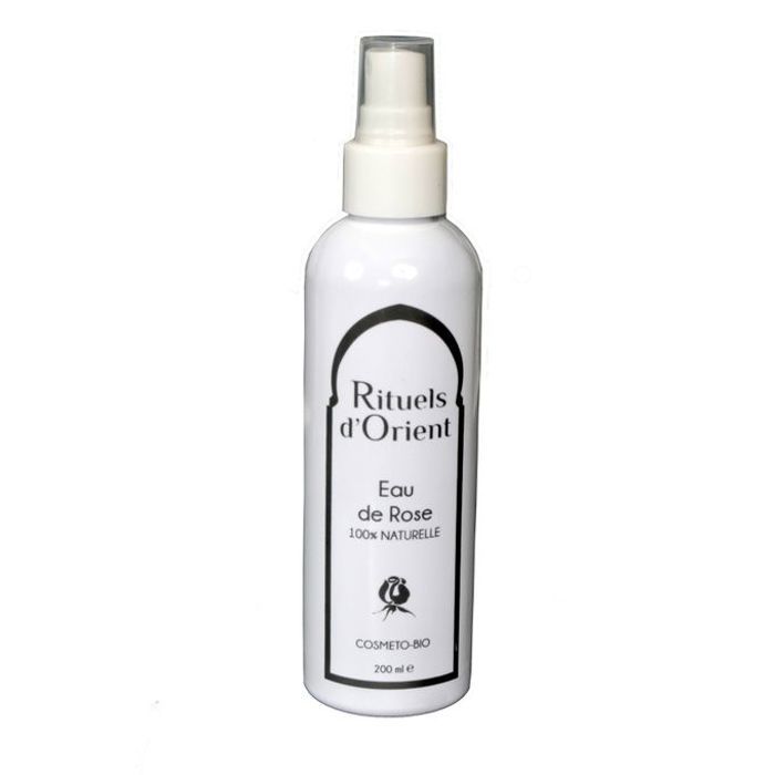 Eau de rose - Rituels D'orient - 200 ml - Sans alcool - Tous types de peau - Apaisante