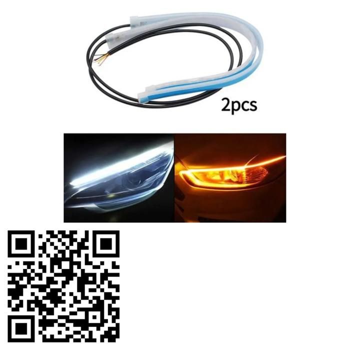 Kit de 2 feux de jour étanches LED DRL accessoires d'éclairage pour voiture