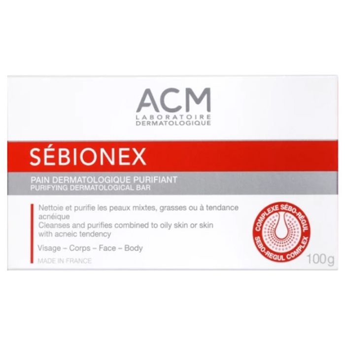 Laboratoire Acm Sébionex Pain Dermatologique Purifiant - 100 g