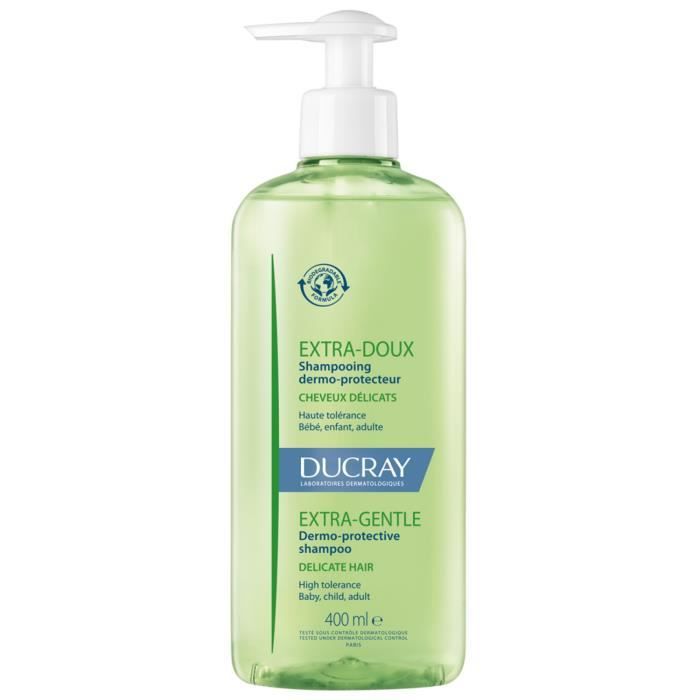 Extra-Doux-Ducray Extra Doux Shampoing Dermo-Protecteur Pompe 400 ml