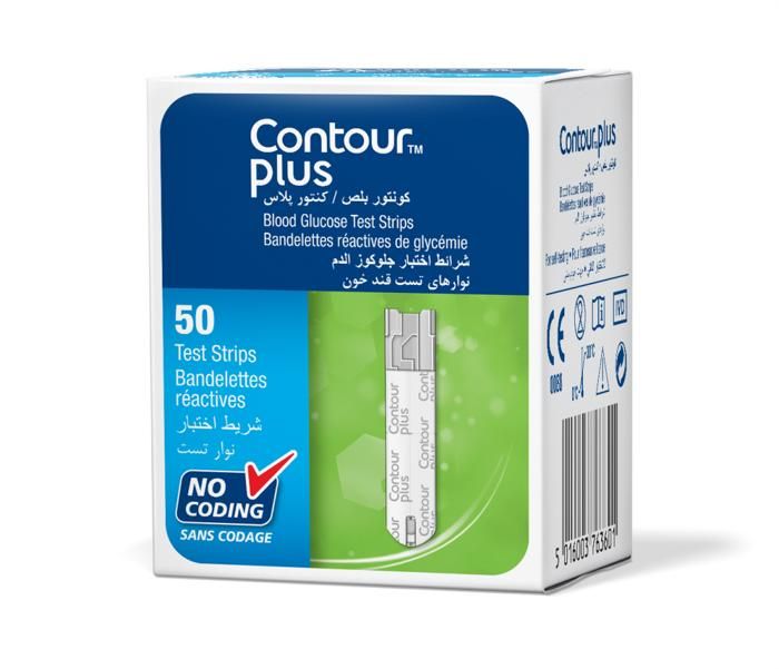 ContourPlus Bandelette test glycémie x 50