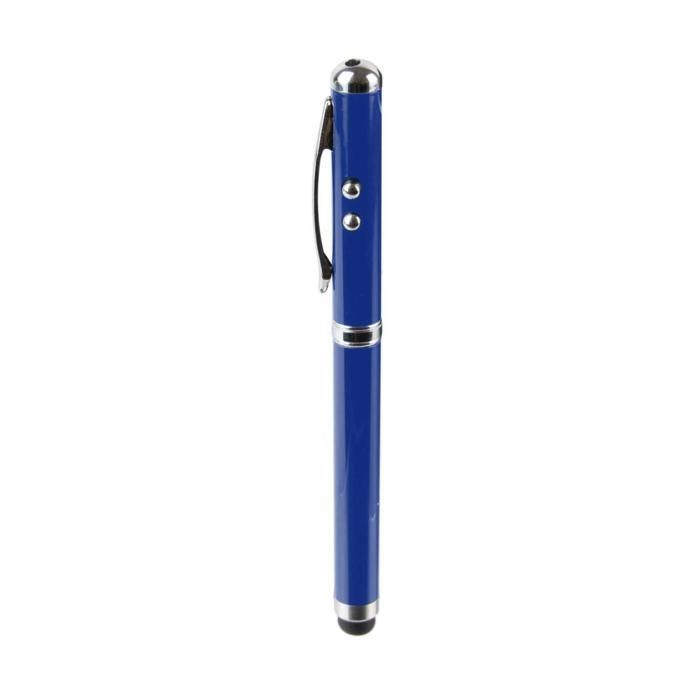 STYLO STYLET LASER LED 4EN1 M24 Bleu