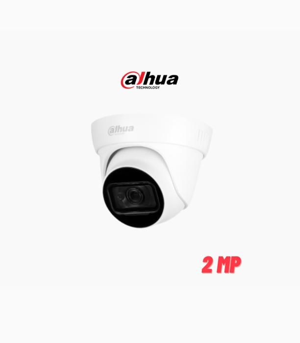Caméra de surveillance - Dahua - HDCVI 2MP - Vision nocturne IR jusqu'à 30m - IP67 - Dôme blanc