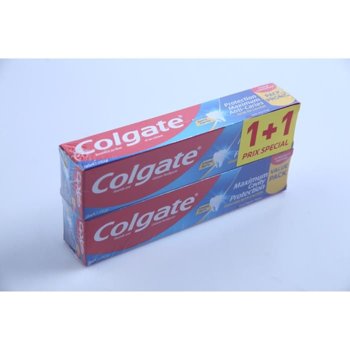 Dentifrice Maximum Cavity Protection 120 ml 1+1 prix spécial
