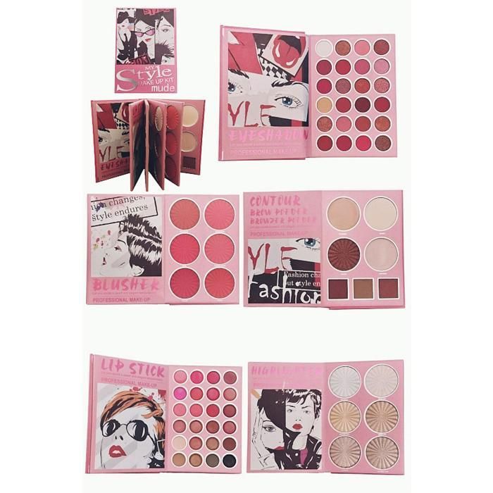 Palette de maquillage  . palette complète tout en un .Yeux, Lèvres, Contour, Highlighters et Fards à joues.