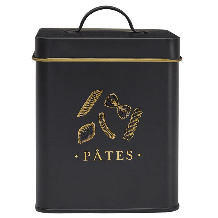 BOITE METAL NOIR ET DORE PATES2