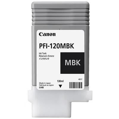 Cartouche d'encre Noir mat 130 ml - CANON - PFI-120MBK - Réservoir d'encre - Jet d'encre - Canon LUCIA