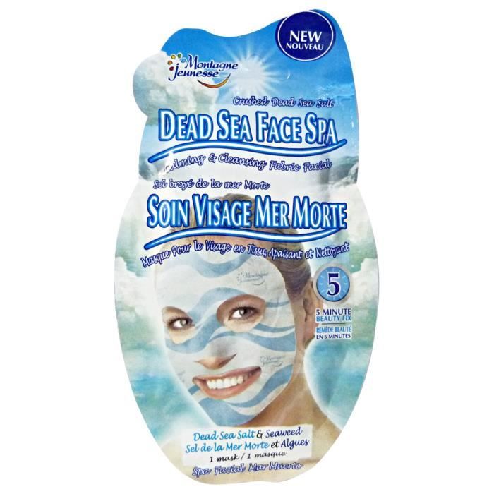 MONTAGNE JEUNESSE Masque Tissu Provenzali De La Mer Morte Algues-X 1 Pièces Soins Du Visage