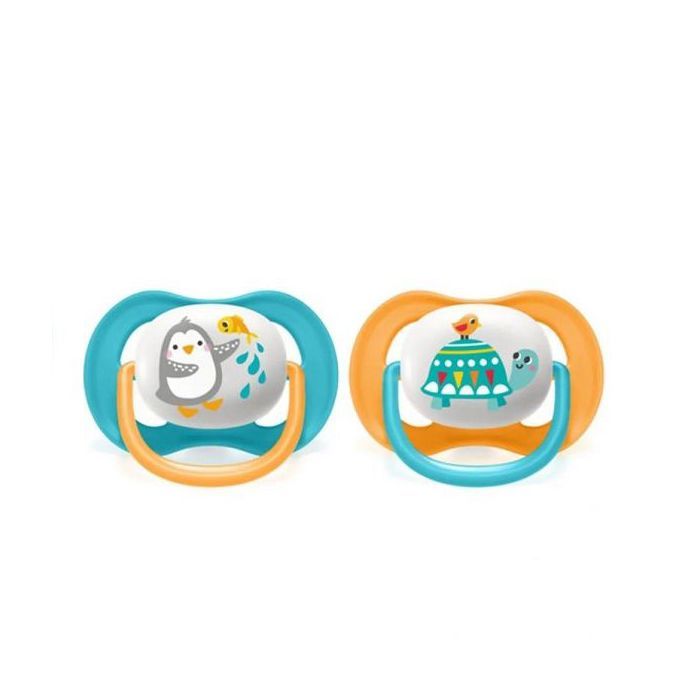 AVENT 2 SUCETTES SCF080/08 ULTRA AIR 6-18M ANIMALS