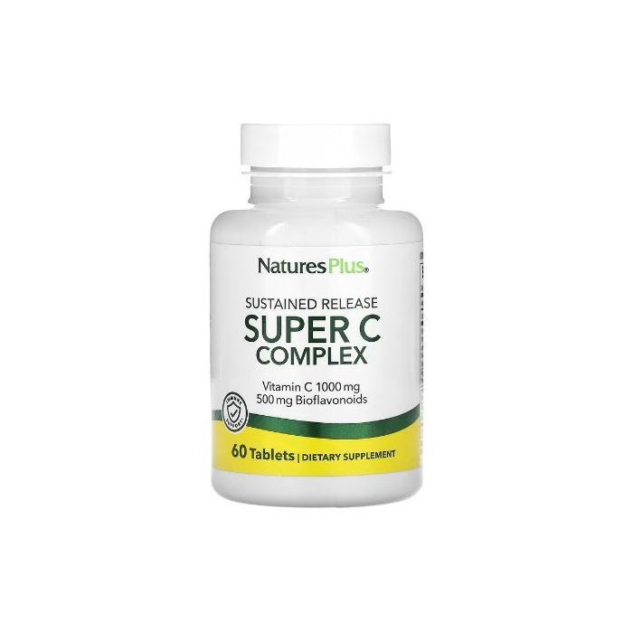 Vitamine C 1 g Complexe de Bioflavonoïdes Bio [2 mois], 60 Comprimés