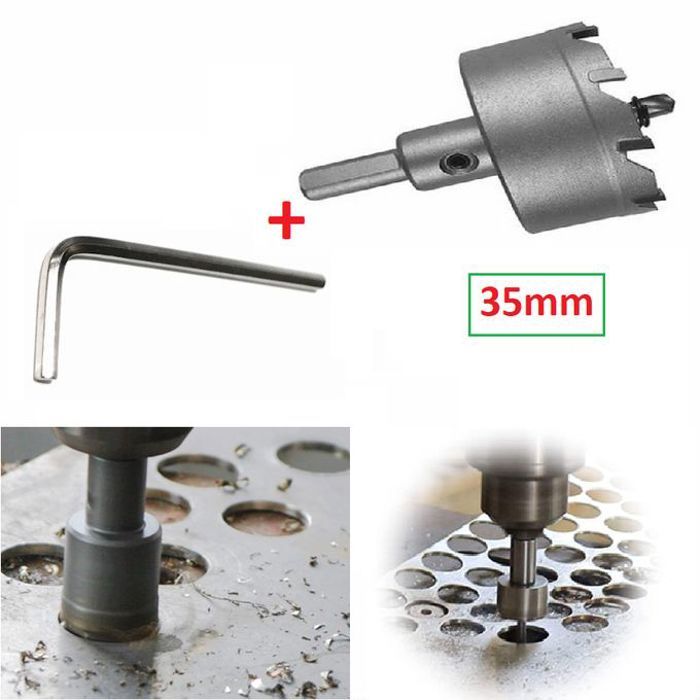 Scies cloche de 35mm pour percer a faible résistance
