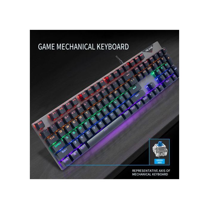 MILANG clavier mécanique de jeu MK808