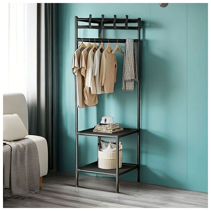 Corner Coat Rack Garment Display Coats Racks Drying Clothes Stand Bedroom