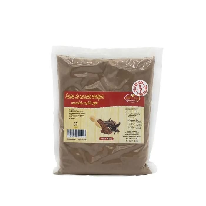 Farine de caroube torréfiée 300g - BIO BENZAF