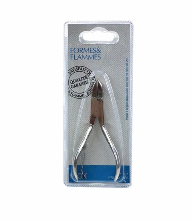 Pince à Ongles - F&F - 10 cm - Inox Poli - Coupe Précise - Blister Inclus