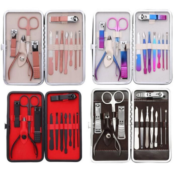 Kit Manucure Pédicure 14pcs - GENERIC - Acier au tungstène - Mixte - Accessoires Ongles