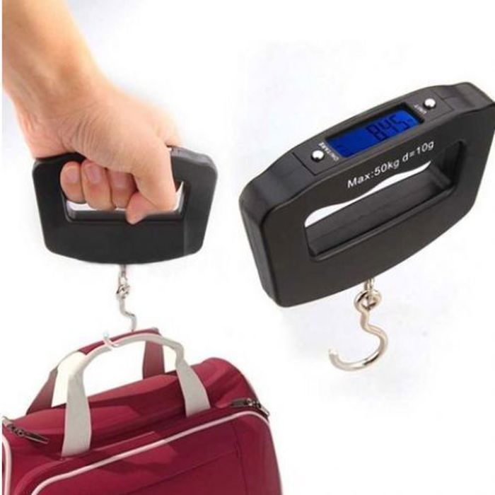 Balance numérique portative de bagages de poche de 50kg / 10g pour le shopping ,voyage, activités de plein air