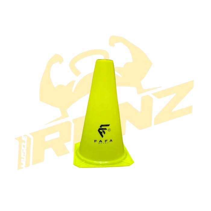 Cônes de Marqueurs - VIFERR - Football - Plastique - Jaune - Accessoire de Signalisation