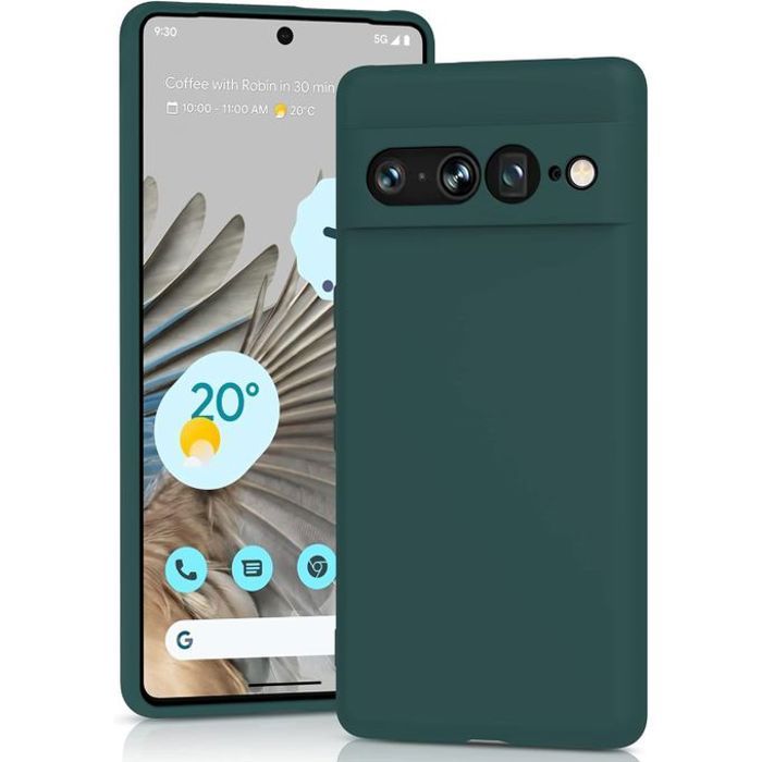Pochette Silicone pour google pixel 7 Pro : Vert