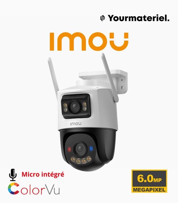 Caméra de surveillance - IMOU - IPC-S7XEP-6M0WED - 6MP - Vision nocturne 30m - Audio bidirectionnel