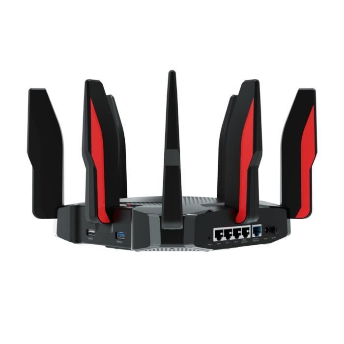 TP-LINK AX6600 Tri-Band Wi-Fi 6 Router TP-LINK AX6600 Tri-Band Wi-Fi 6 Router Broadcom 1.5GHz Quad-Core CPU 1x 2.5Gbps WAN/LAN Port